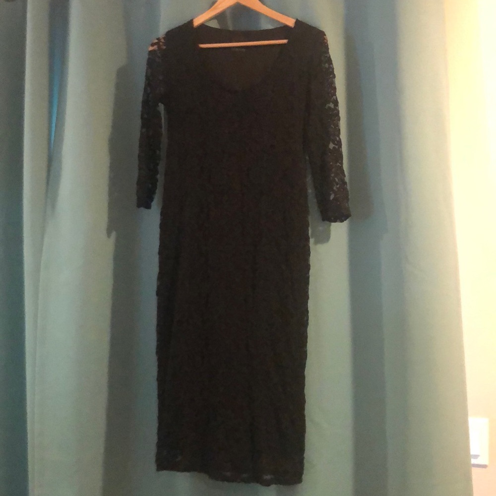 ASOS lace maternity dress